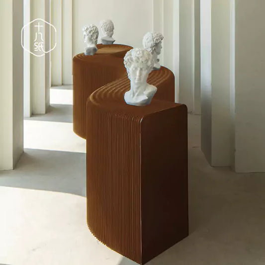 長條展架 │ 風琴牛皮紙折疊家具 | ihpaper（一套三件）