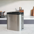 Petaboo - 13L 自動真空儲糧桶 (不鏽鋼版)﻿｜-15KPa真空鎖鮮・304不鏽鋼・60日續航 PriseMall