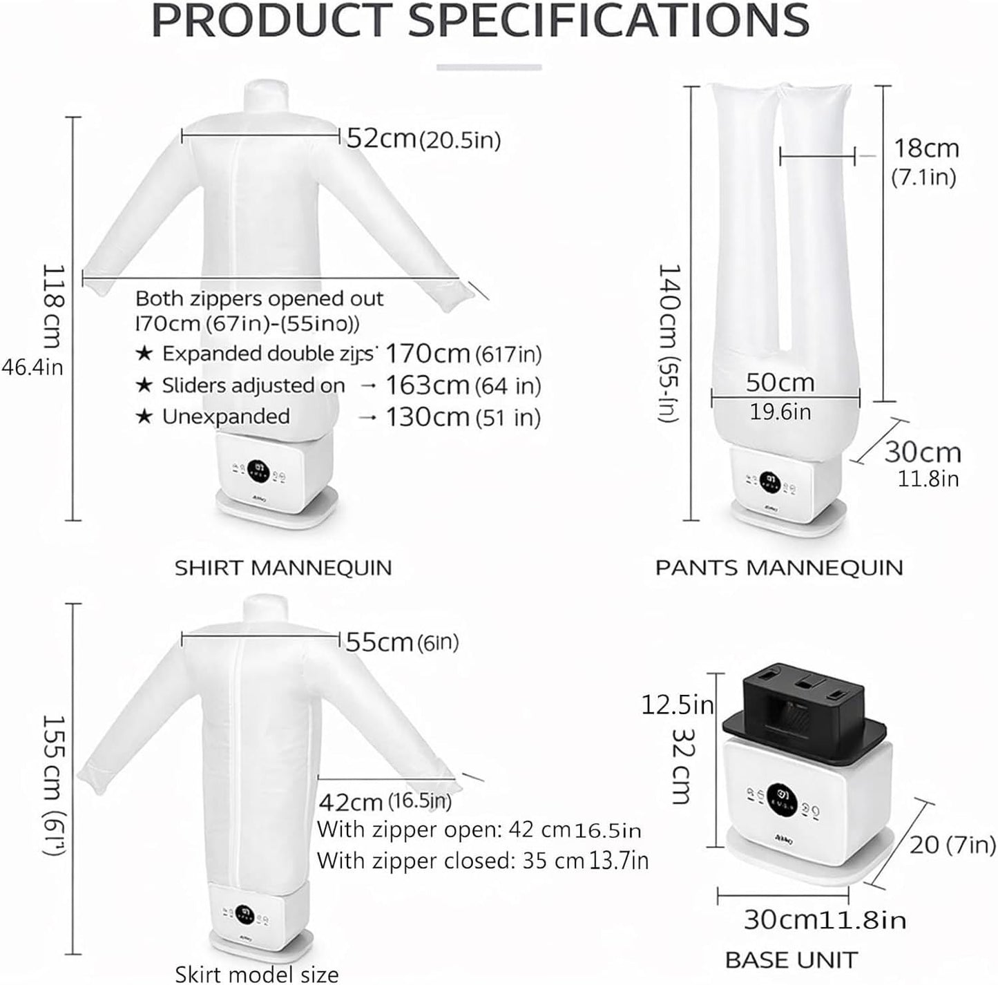 【全自動護衣神器】智能充氣式自動熨乾機 | 一鍵除皺 烘乾熨燙二合一