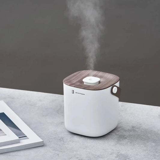 日本Life on Products 木紋盒無線加濕器 – 大容量便攜設計，空間自然加濕好品味 PriseMall