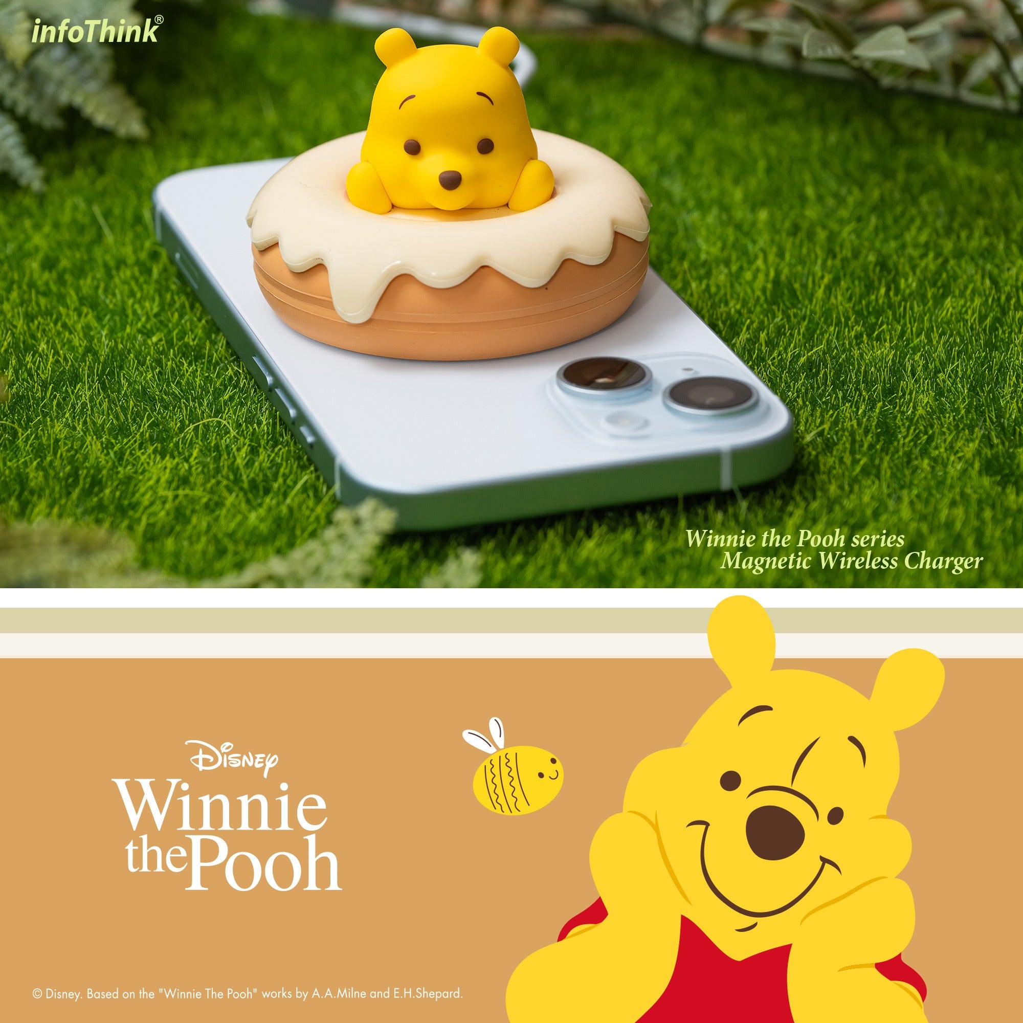 迪士尼磁吸充電盤的魔法小窩 – 超可愛無線快充系列，讓iPhone輕鬆滿電