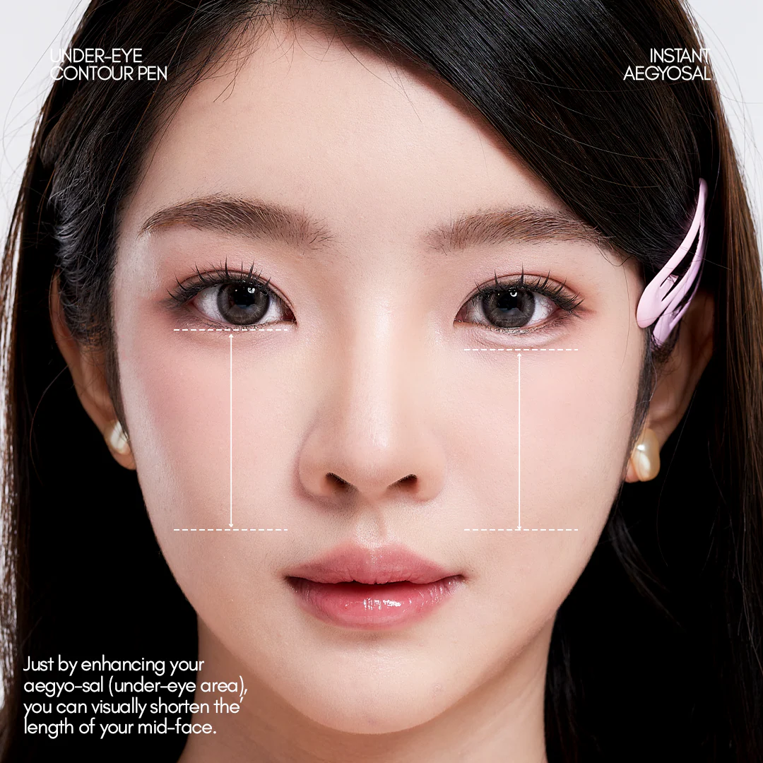 CHAR 3D立體雙效提亮臥蠶遮瑕筆 韓系提亮修容神器  (絲絨裸膚 / 櫻花粉晶)