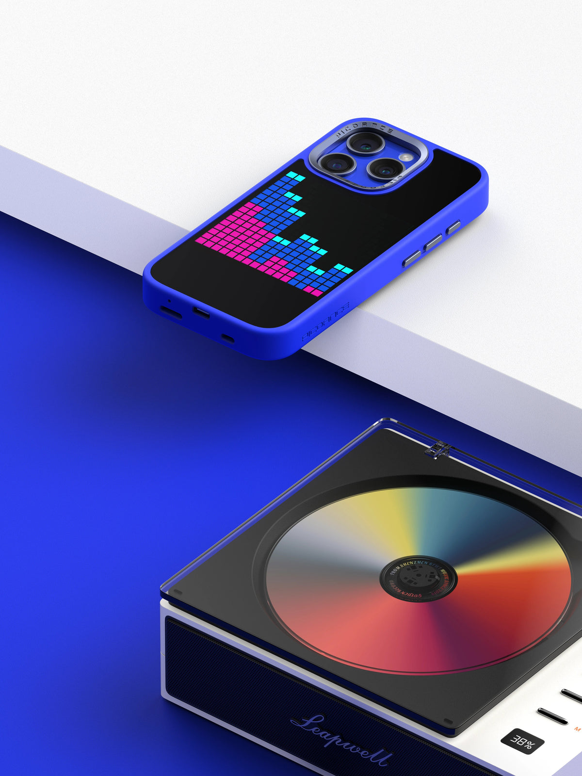 PicDance P One 智能像素動態手機殼iPhone18 Pro Max｜背面LED矩陣屏幕・音樂律動燈效・自訂快捷鍵・24小時續航