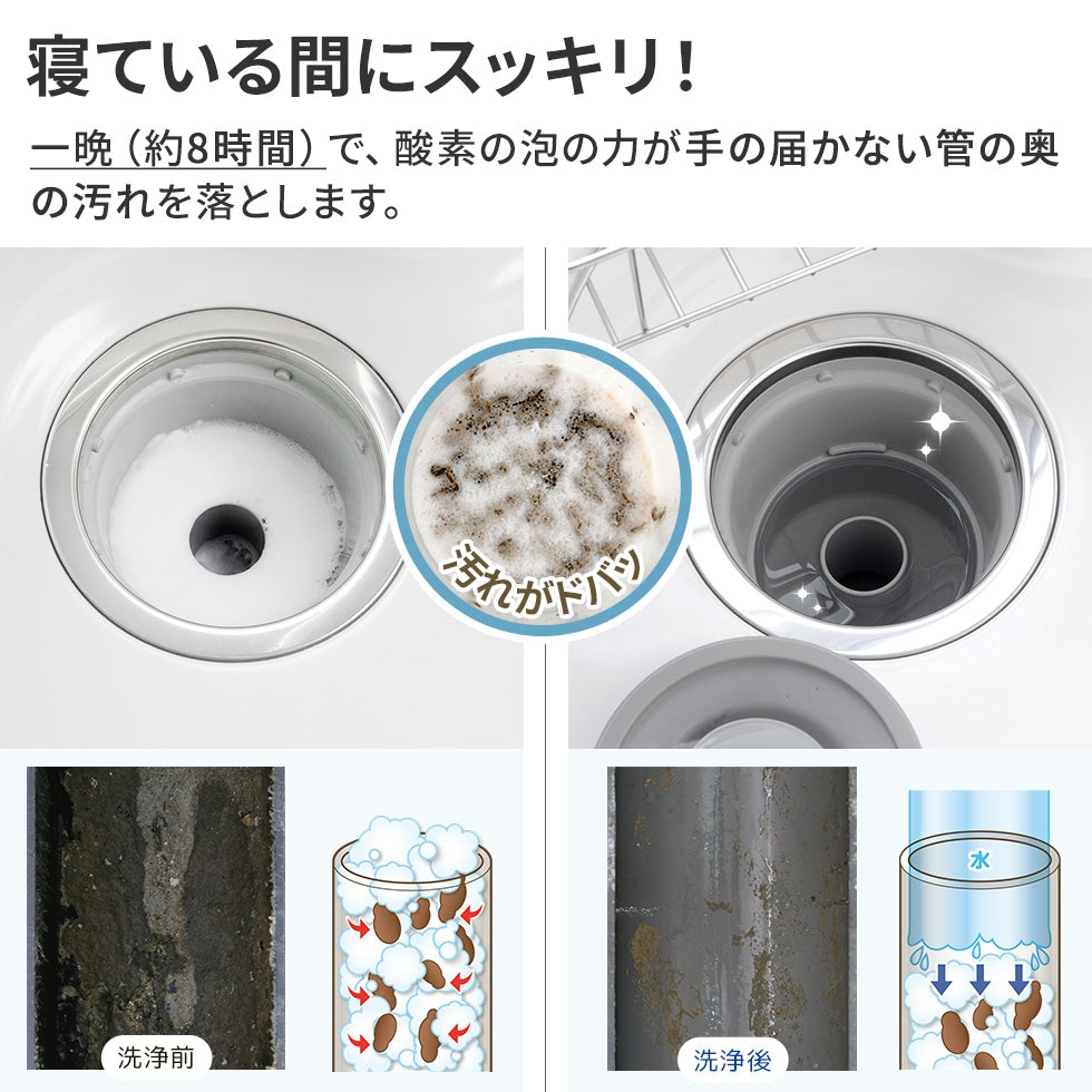 日本Arnest新潟県 渠口除臭神器 200g · 一包可用10次 · 泡沫清潔除菌除霉