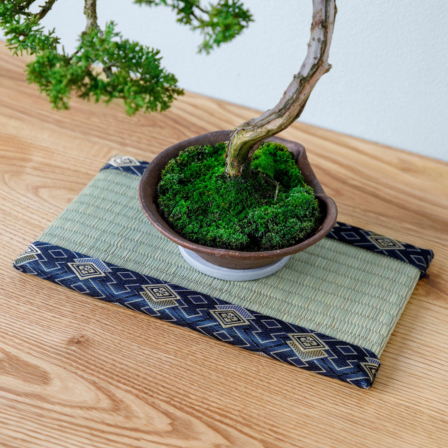日本Asayu 迷你榻榻米墊  採用正宗藺草製成（藍色） | 天然藺草 | 透氣舒適