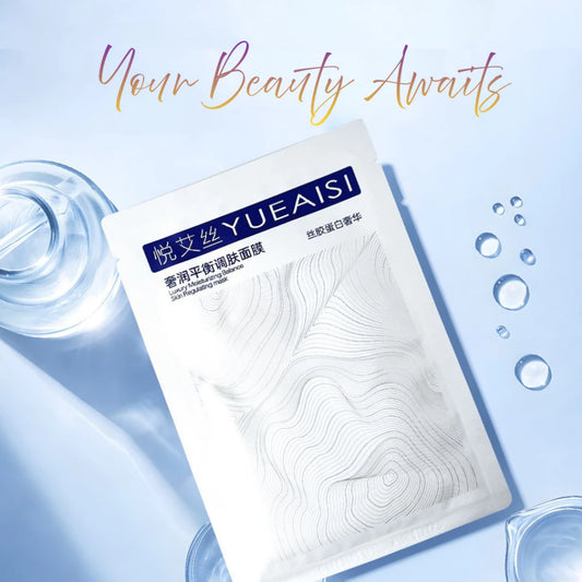 Malaysia YUEAISI Luxurious Balancing Toner Mask | Sericin Protein Luxurious Repair (5 pieces) Shelf life: September 2028