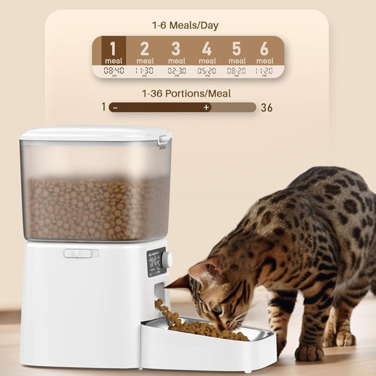 【預購】寵物自動餵食器單碗版 | oneisall PFD001 （白色）