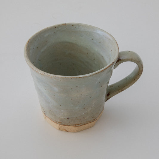 Asayu Mino Ware Handmade Ceramic Cup Set of Two | Artisan Wabi-Sabi Aesthetics | Three Glaze Colors Available