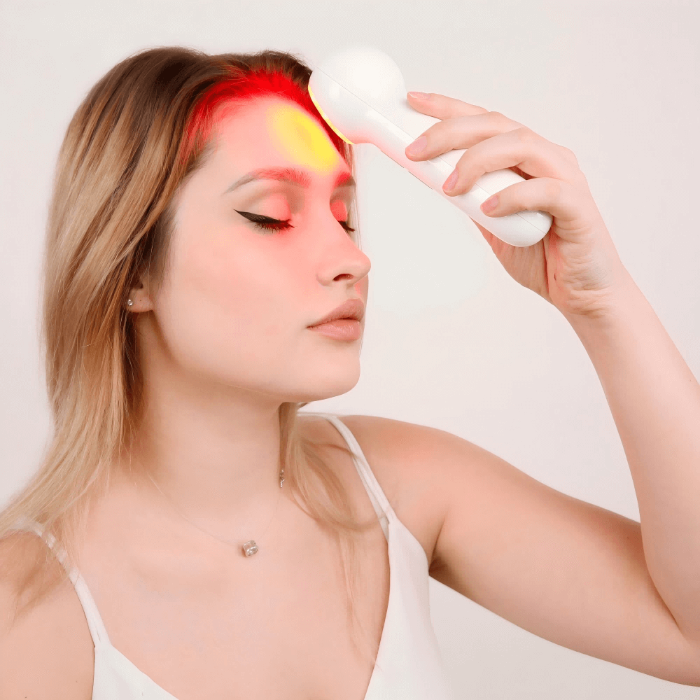 TOUCHBeauty 3-in-1 Home Beauty Device | Microcurrent・RF・Red Light Skincare | Adjustable Intensity