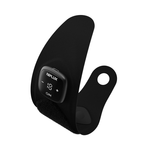 NIPLUX WRIST RECOVER 手腕 EMS 護腕｜手腕專用雙 EMS × 8 模式 × 19 段強度｜約 3mm 極薄 × 約 39.5g 輕量｜左右手通用